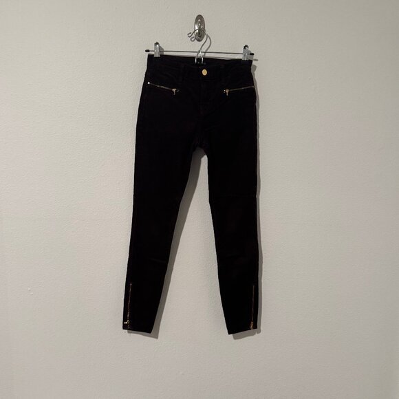 J BRAND Iselin Corduroy Skinny Zipper Jeans in Blackberry Sz 24 (25x28) EUC - Picture 2 of 12